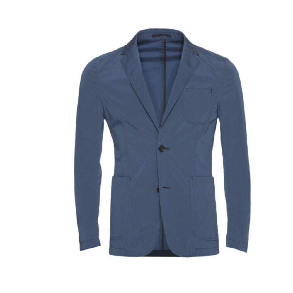 Z ZEGNA Men’s Slim Fit Sport Tech Packable Blazer Jacket Size 48R $895 Teal blue - Picture 2 of 15